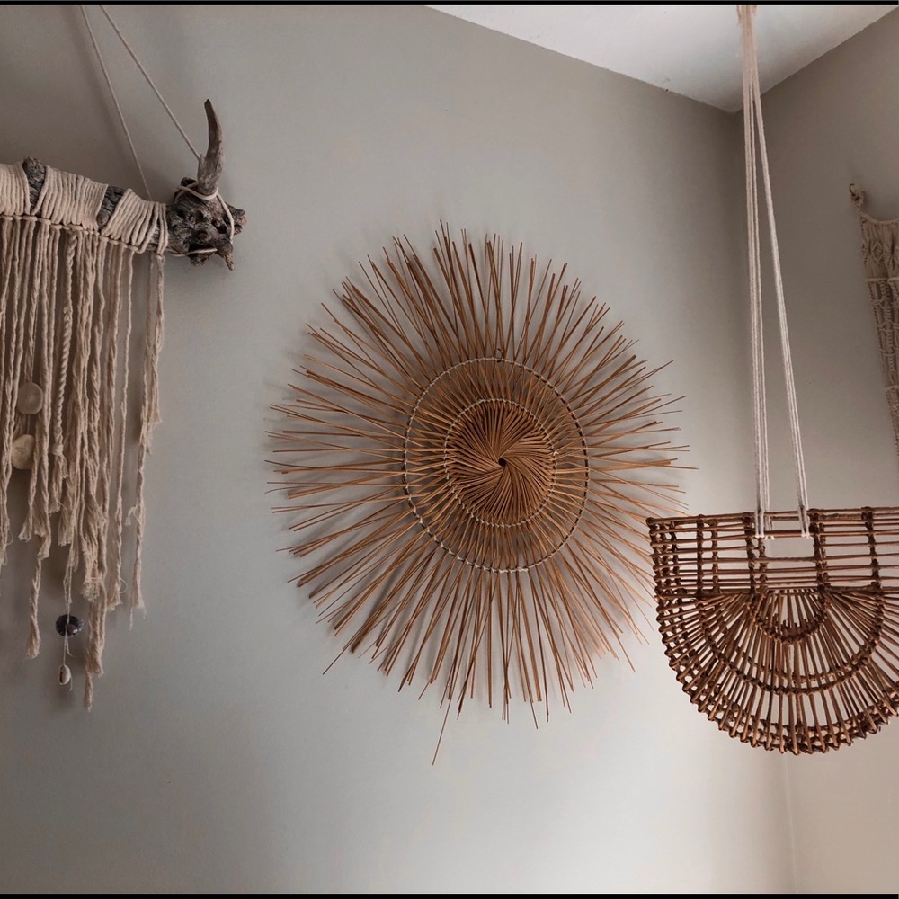 Vintage Wicker Sunbursts